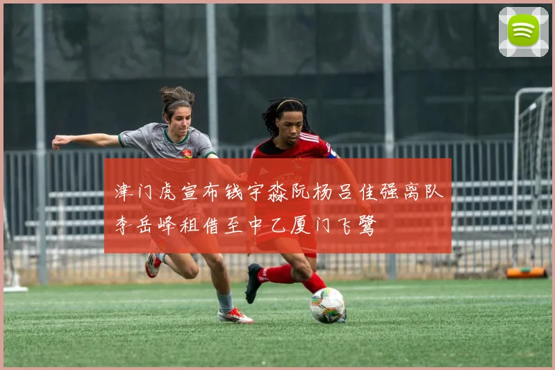 津门虎宣布钱宇淼阮杨吕佳强离队李岳峰租借至中乙厦门飞鹭